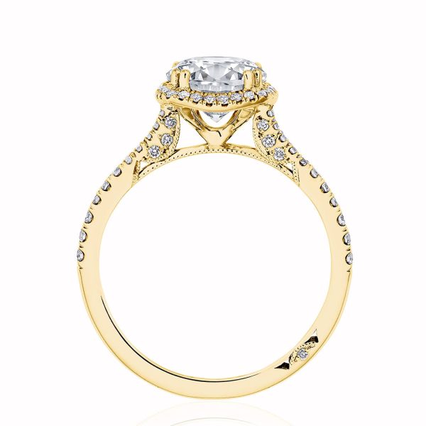 Princess with Cushion Bloom Engagement Ring - Image 2