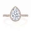Pear Bloom Engagement Ring