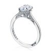 Oval Solitaire Engagement Ring - Image 3
