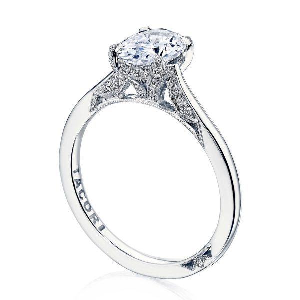 Oval Solitaire Engagement Ring - Image 3