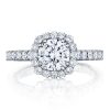 Round Bloom Engagement Ring