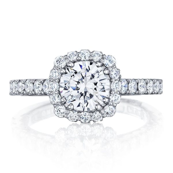 Round Bloom Engagement Ring