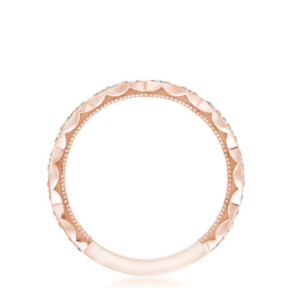 Marquise Design Wedding Band with Diamond - Image 3