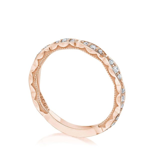 Marquise Design Wedding Band with Diamond - Image 2