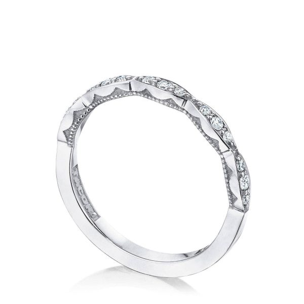 Marquise Design Wedding Band with Diamond - Image 2