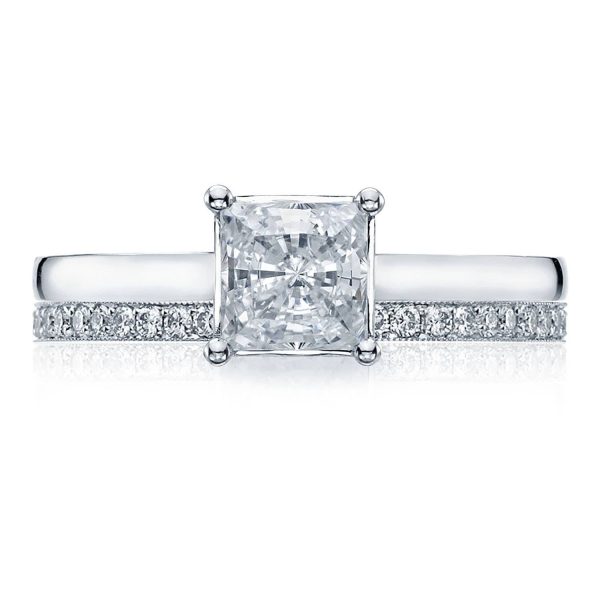 Princess Solitaire Engagement Ring - Image 3