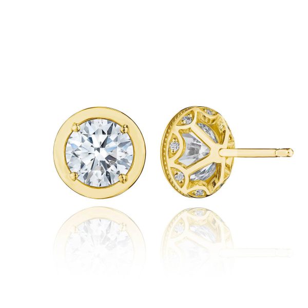 Round Diamond Stud Earring - 3.08ct - Image 2