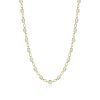 Sky Blue Topaz Link Necklace