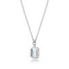 Sky Blue Topaz Necklace - 0.7ct - Image 2