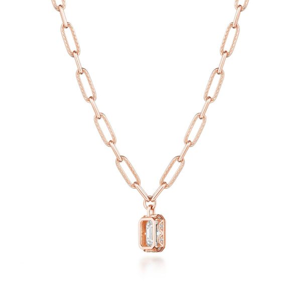 Petite Diamond Link Necklace - 2.04ct - Image 2