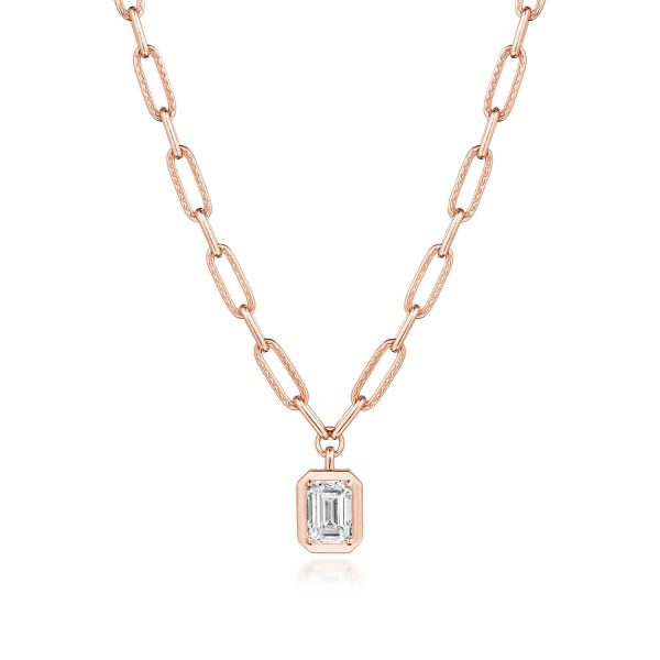 Petite Diamond Link Necklace - 1.54ct
