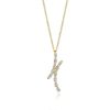 Pear Diamond Pendant in 18k Yellow Gold
