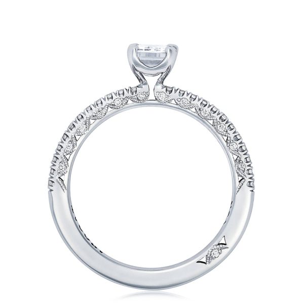 Emerald Solitaire Engagement Ring - Image 2