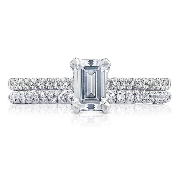 Emerald Solitaire Engagement Ring - Image 4