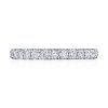French Pavé Diamond Wedding Band - 2.5mm