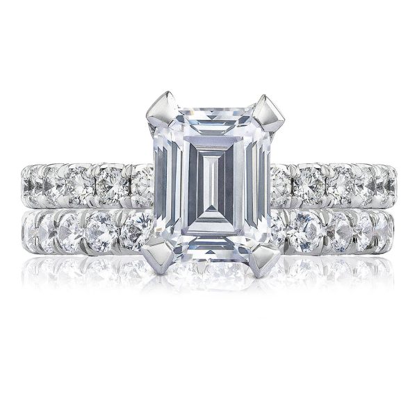 Emerald Solitaire Engagement Ring - Image 3