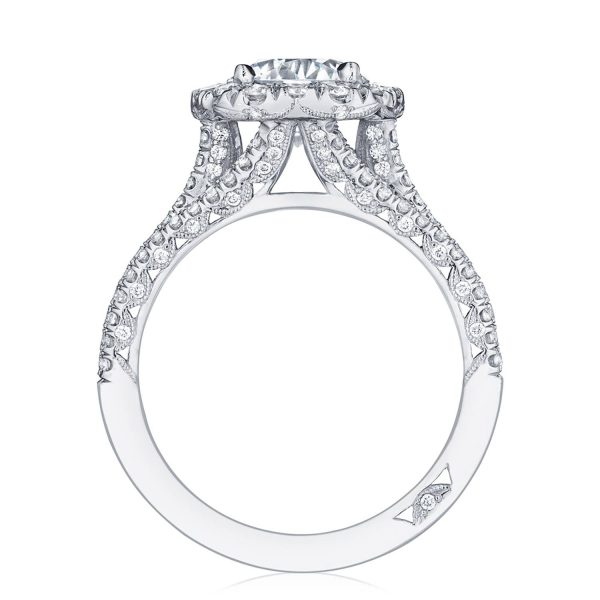 Round with Cushion Bloom Engagement Ring - Image 2