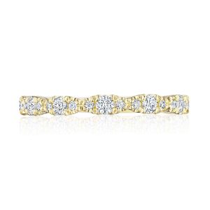 Marquise Shape Design Detail Wedding Band