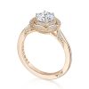 Round Bloom Engagement Ring - Image 3