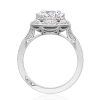 Round Bloom Engagement Ring - Image 2