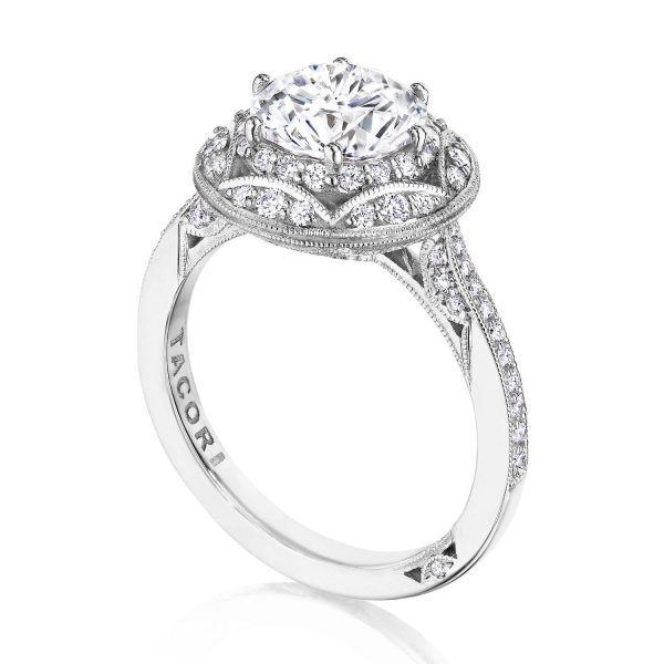 Round Bloom Engagement Ring - Image 3