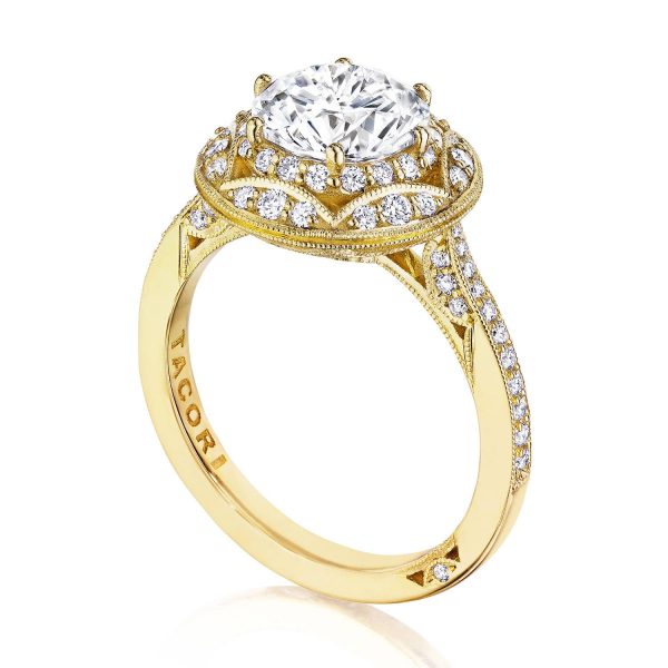 Round Bloom Engagement Ring - Image 3