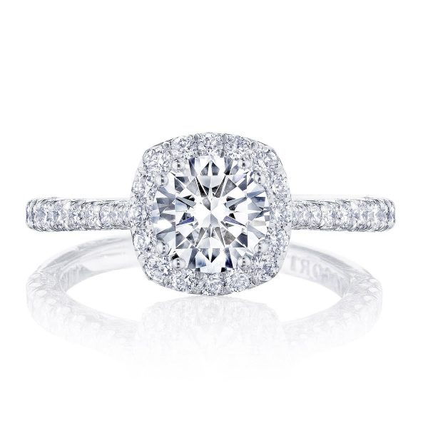 Round with Cushion Bloom Engagement Ring - Image 2