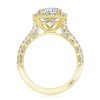 Round with Cushion Bloom Engagement Ring - Image 2