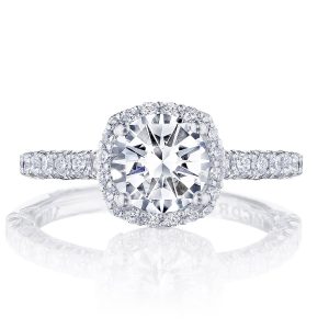 Round Bloom Engagement Ring