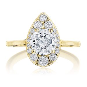 Round Bloom Engagement Ring