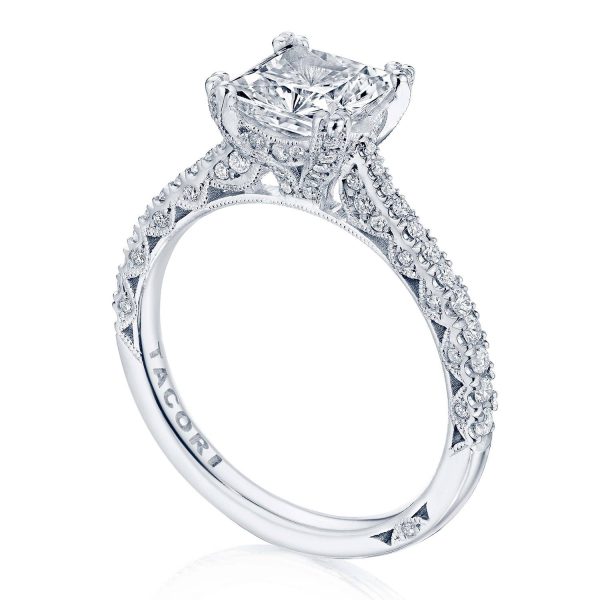 Princess Solitaire Engagement Ring - Image 3