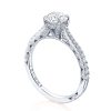 Round Solitaire Engagement Ring - Image 3