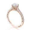 Round Solitaire Engagement Ring - Image 3