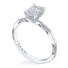 Emerald Solitaire Engagement Ring - Image 3