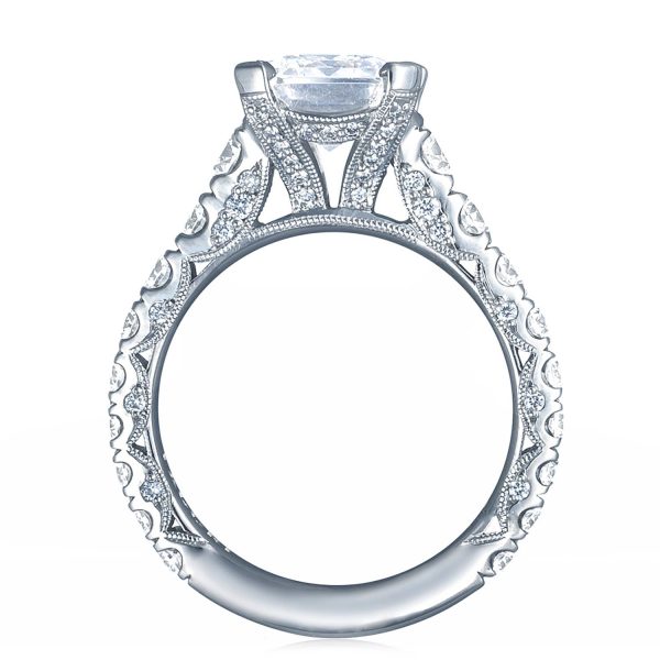 Emerald Solitaire Engagement Ring - Image 2