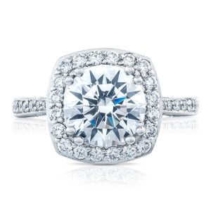 Round Bloom Engagement Ring