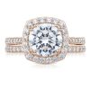 Round Bloom Engagement Ring - Image 3