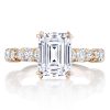 Emerald Solitaire Engagement Ring