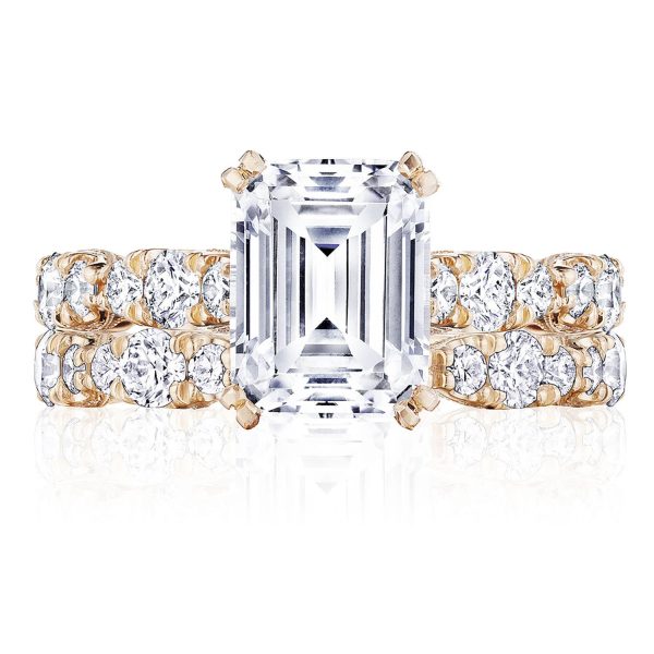 Emerald Solitaire Engagement Ring - Image 3