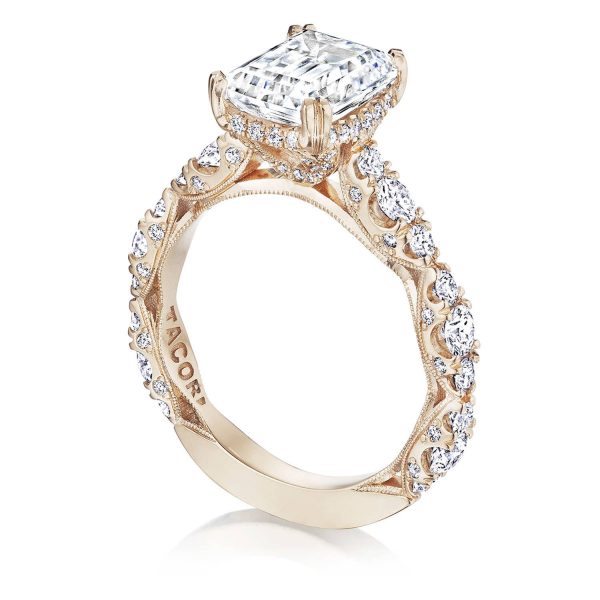 Emerald Solitaire Engagement Ring - Image 4