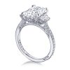 Emerald 3-Stone Engagement Ring - Image 4