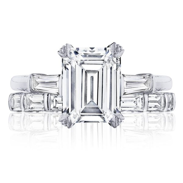 Emerald 3-Stone Engagement Ring - Image 3