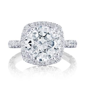 Cushion Bloom Engagement Ring