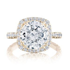 Cushion Bloom Engagement Ring