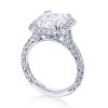 Emerald Bloom Engagement Ring - Image 3