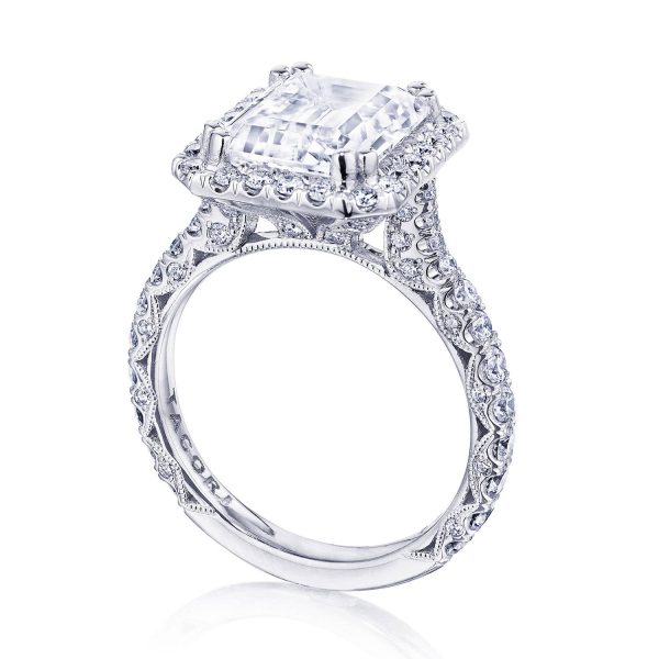 Emerald Bloom Engagement Ring - Image 3