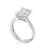 Emerald Solitaire Engagement Ring - Image 3