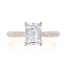 Emerald Solitaire Engagement Ring