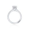 Oval Solitaire Engagement Ring - Image 2