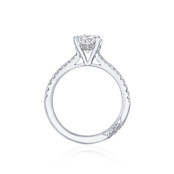 Oval Solitaire Engagement Ring - Image 2